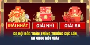 Cơ Hội Bốc Thăm Trúng Thưởng Cực Lớn Tại QH88 Mỗi Ngày